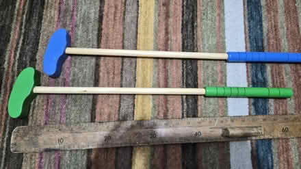 Photo of free Childrens wooden golf clubs toy (Guildford GU1) #1