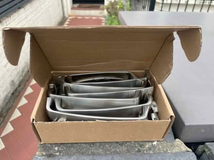 Photo of free Kitchen cabinet handles, metal (Stoke Newington, N16) #1