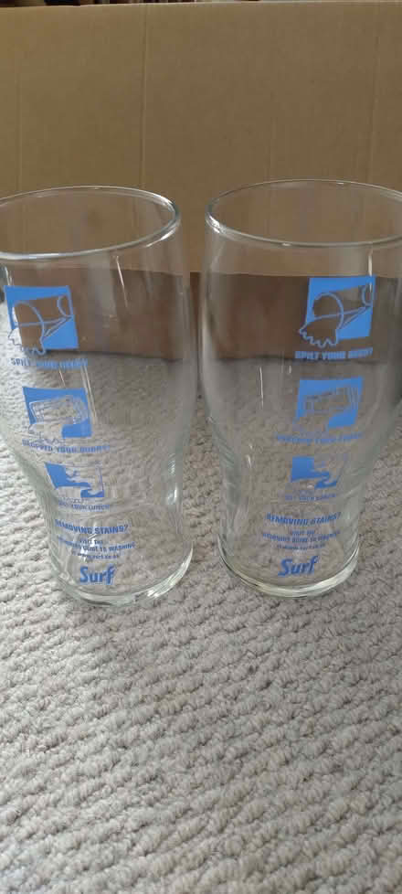 Photo of free 2 pint glasses (Highbrook Park BS34) #1