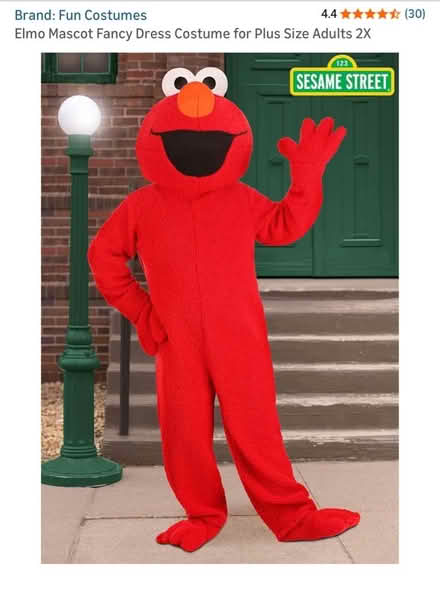 Photo of free Elmo costume (Southfields SW19) #1