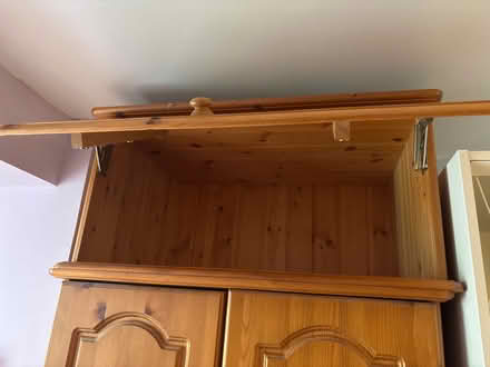 Photo of free Pine wardrobe and top box (Northcourt OX14) #2