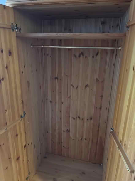 Photo of free Pine wardrobe and top box (Northcourt OX14) #4