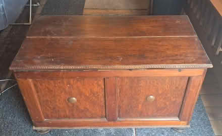 Photo of free Solid wood ottoman blanket chest (Heanor DE75) #3