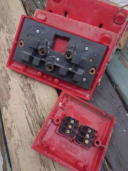 Photo of free Red Double Sockets + Switch (Wigmore ME8) #2