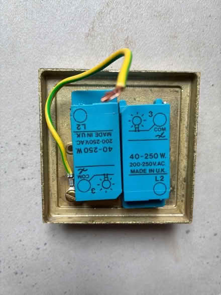 Photo of free Brass dimmer switch (Peachcroft OX14) #2