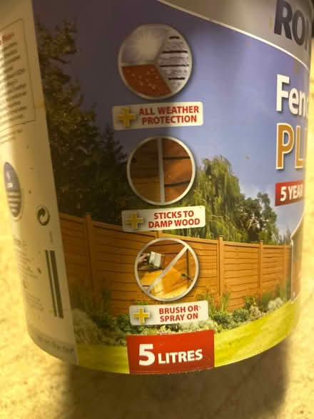 Photo of free Ronseal Fence Life 3/4 full (Grange Park) #3