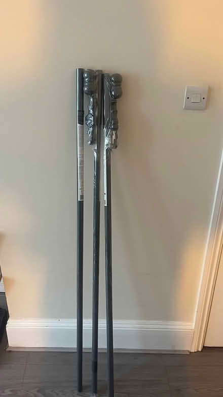 Photo of free NEW Wood curtain rods (Kt5) #1