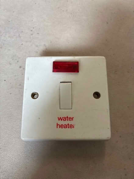 Photo of free Water heater switch (Peachcroft OX14) #1