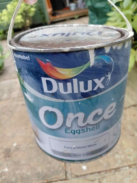 Photo of free 3/4 can white wood paint KT3 (New Malden KT3) #1