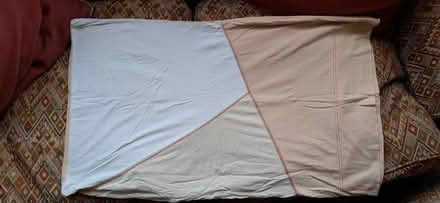 Photo of free Pillowcase x 1 (peach/beige/natural white) (Harrogate HG1) #1