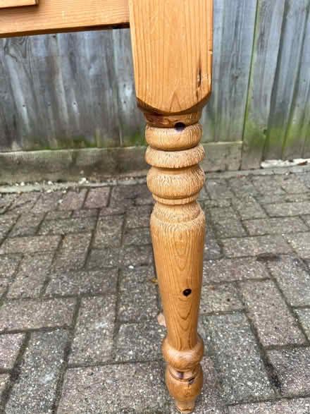 Photo of free Small pine table with drawers in need of restoration. (Wivenhoe CO7) #2
