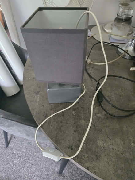Photo of free Grey bedside lamp (Bramley LS13) #1