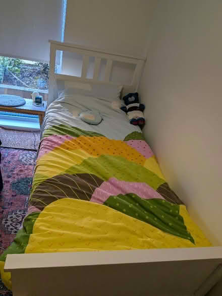 Photo of free IKEA white single bed (Loughton IG10) #1