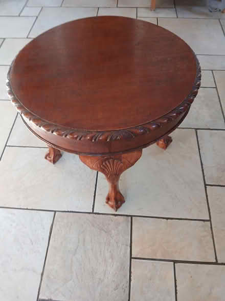 Photo of free Mahogany coffee table (Deansgrange) #1