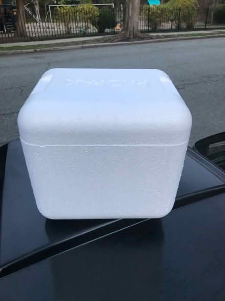 Photo of free Small styrofoam cooler & pegboard (132 humboldt Ave providence) #2
