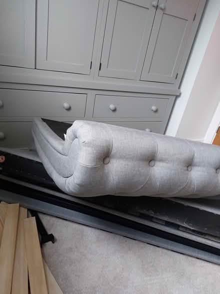 Photo of free Grey sleigh bed (CH48) #1