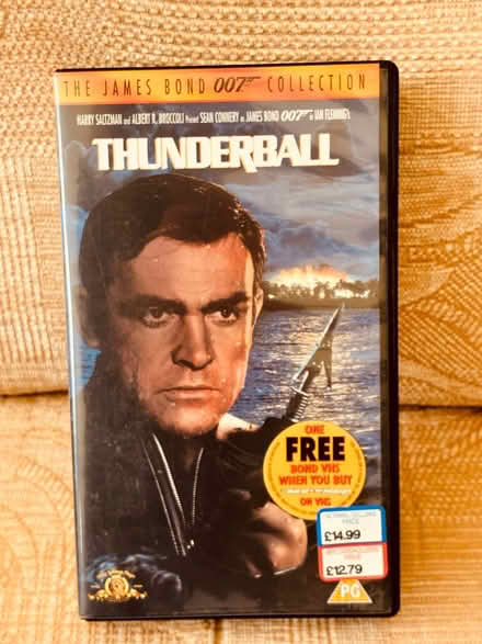 Photo of free 007 Thunderball Video (Eaton Bray LU6) #1