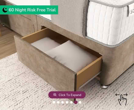 Photo of free Super king bedframe (Wf10 2LR) #3
