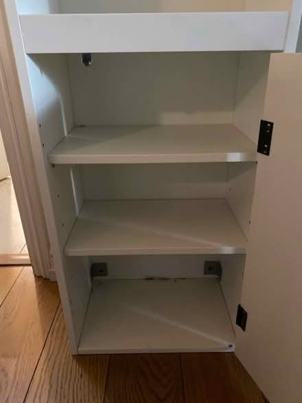 Photo of free White wood tall hallway cabinet (Earls Court SW5) #2