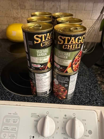 Photo of free Cans of vegetable chili (Ottawa south / central) #1
