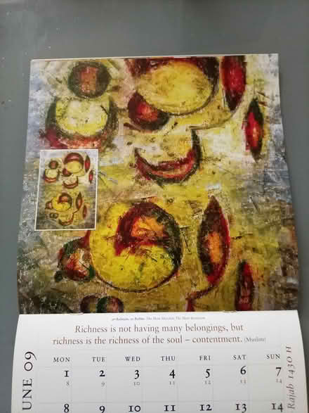 Photo of free Islamic art calendar (TW3 Hounslow) #1