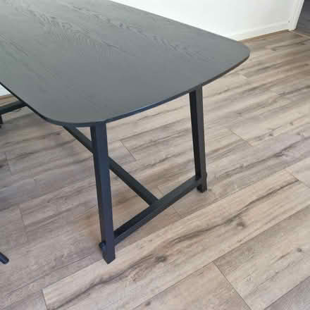 Photo of free Black William morris dining table (withington) #1