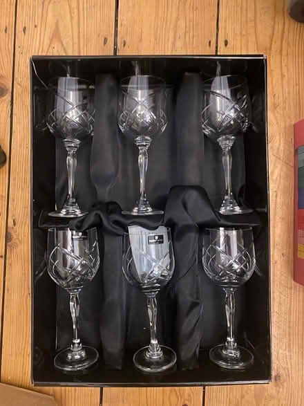 Photo of free Kilkenny Crystal wine glasses (Dublin 14) #1