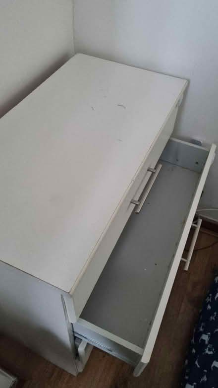 Photo of free Old White Chest of Drawers, N22 (Alexandra Palace N22) #4