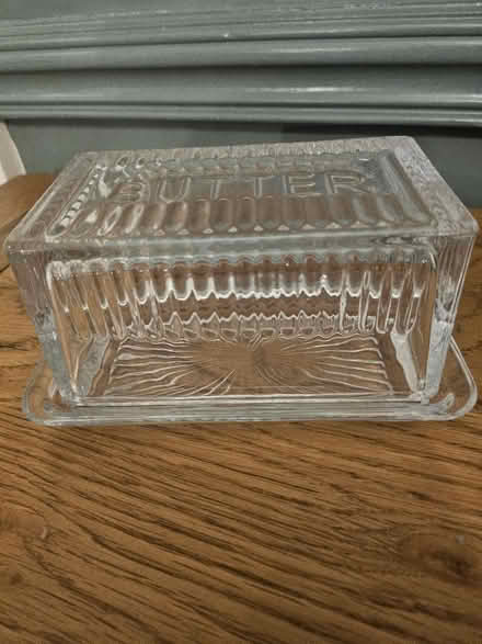 Photo of free Glass Butter Dish (Chard, Somerset) #2