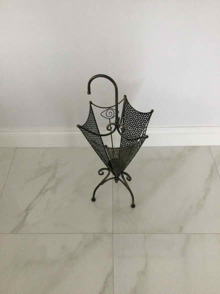 Photo of free Umbrella Stand. Black Metal. (Bomere Heath SY4) #1