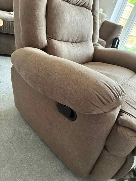 Photo of free Brown lay back easy chair (Attleborough NR17) #3