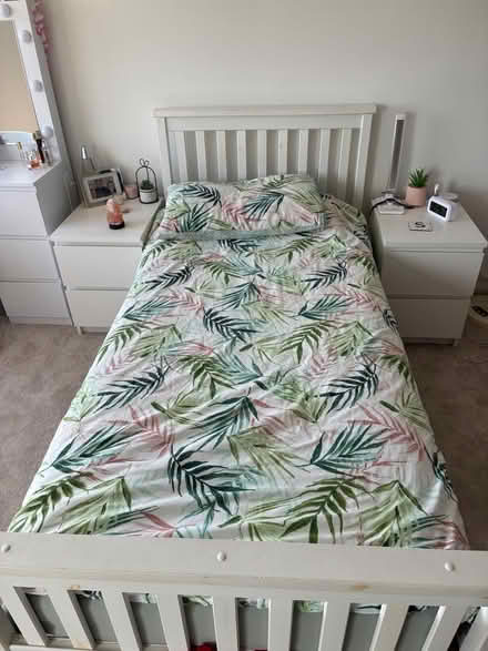 Photo of free Wooden Single Bed with Slatted Base (Portslade) #1