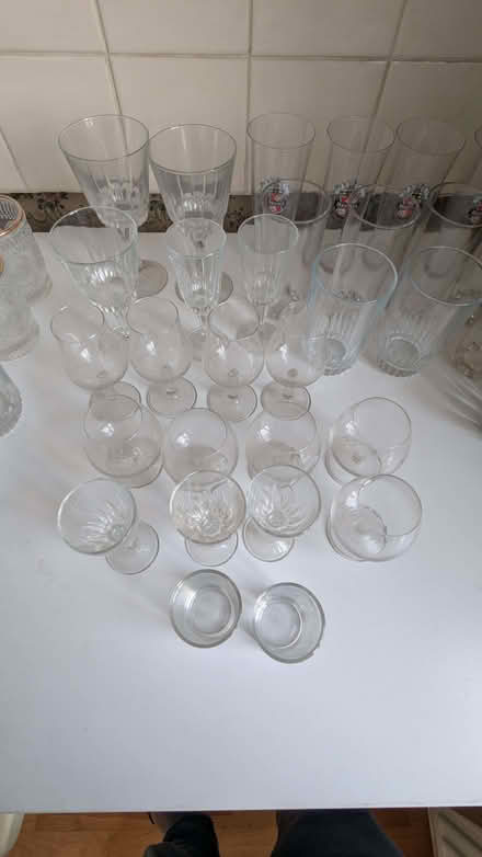 Photo of free x40 drinking glasses assorted sizes (Eastfields CR4) #3