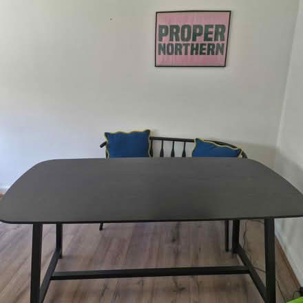 Photo of free Black William morris dining table (withington) #2