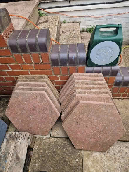Photo of free 12 hexagonal slabs pinkish (CT15) #2