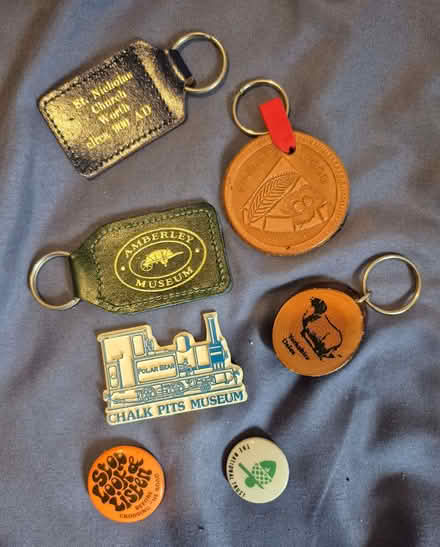Photo of free Keyring and pin badges (Station Area RG21) #1
