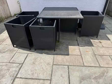 Photo of free Garden chairs and table (Hornchurch RM11) #1