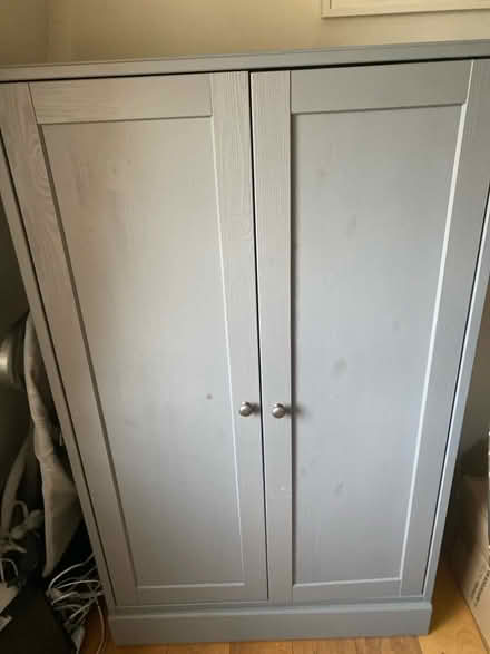 Photo of free Grey wood cabinet (Earls Court SW5) #1