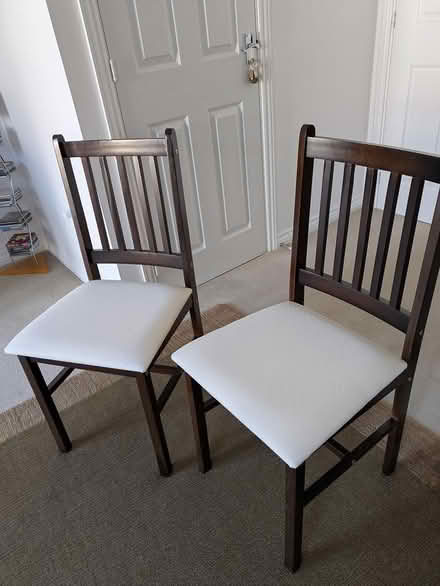 Photo of free Immaculate dining chairs (pair) (Dalkeith EH22) #1