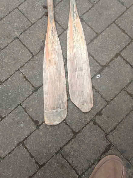 Photo of free Pair of old wooden oars (Little Chalfont HP6) #1