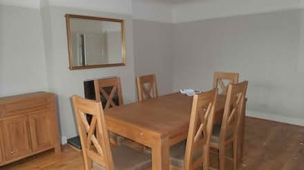Photo of free Dining table and 6 chairs (muirdrum, DD7) #1
