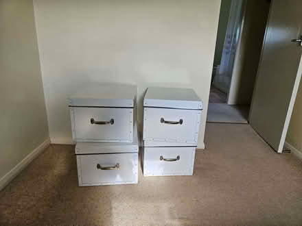 Photo of free Set of cardboard storage boxes (Barnard's Green WR14) #1