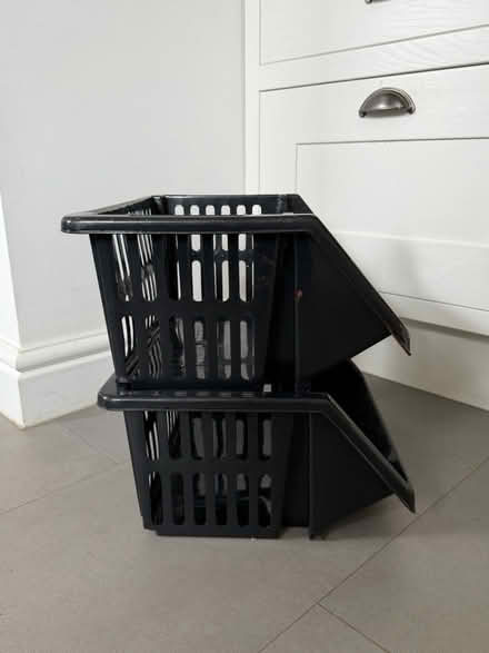 Photo of free 2 pieces stacking storage rack (Amersham HP6) #3
