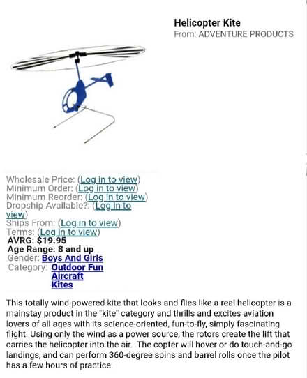 Photo of free Helicopter kite missing stand not sure if this important (Dodleston CH4) #2