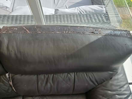Photo of free 2 Leather sofas (Dobshill CH7) #2