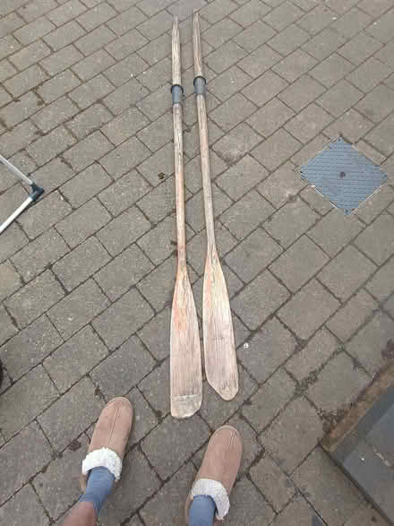 Photo of free Pair of old wooden oars (Little Chalfont HP6) #2