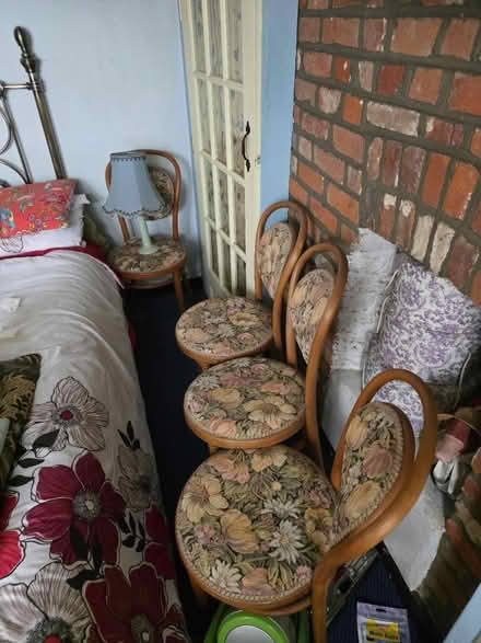 Photo of free 6 dining chairs (Cm14 5NT) #2