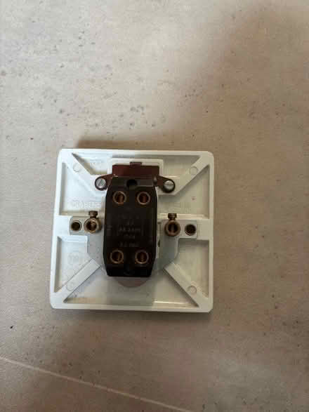 Photo of free Water heater switch (Peachcroft OX14) #2