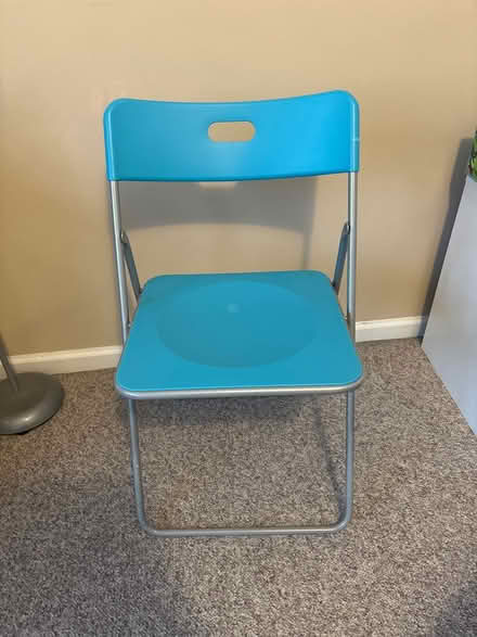 Photo of free Blue folding chair (Valhalla) #1