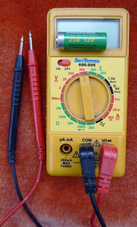 Photo of free Electrical multimeter tester with leads (see photo) (Hove Park area BN3) #1